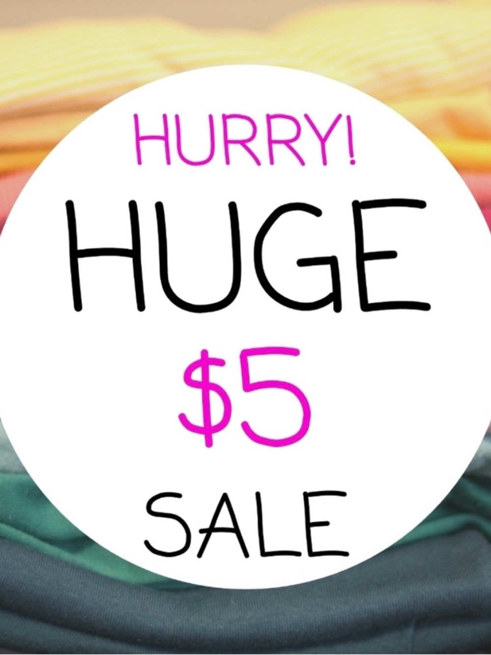 Huge $5 Sale mostly whole closet (some I can’t go that low)